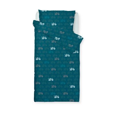 Posteljnina Bicikl – Modra