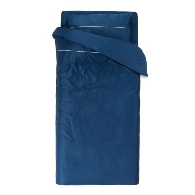 Posteljnina Basic – modra