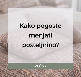 Kako pogosto menjati posteljnino?