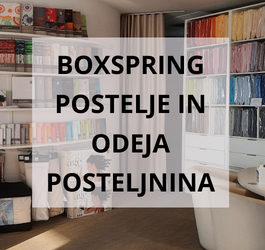 BoxSpring postelje in Odeja posteljnina – Perfekcija!