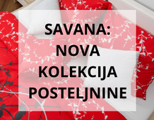 Nova kolekcija satenaste posteljnine Savana