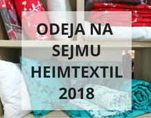 Odeja na sejmu Heimtextil 2018
