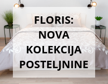 Nova kolekcija satenaste posteljnine Floris