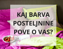 Kaj sporoča barva posteljnine o vas?