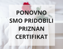 Ponovno smo pridobili certifikat GOTS!