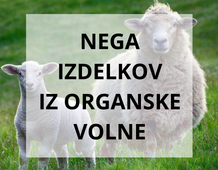 Nega izdelkov iz organske volne