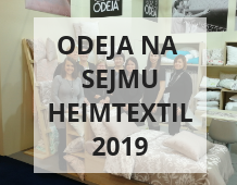 Odeja na sejmu Heimtextil v Frankfurtu 2019