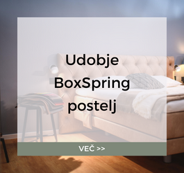 Slovenci imamo radi BoxSpring postelje  